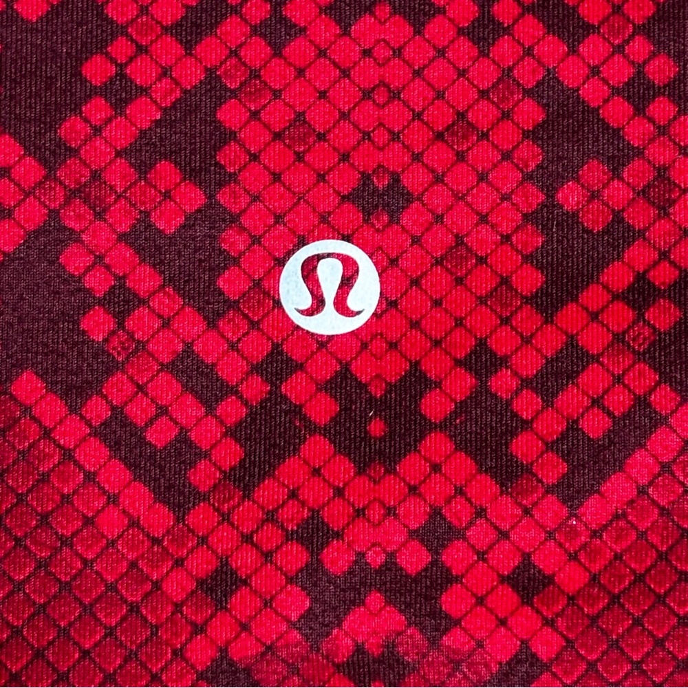 Lululemon Athletica Red Python Print Leggings - image 5